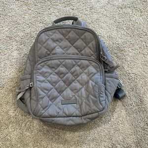Vera Bradley Gray Quilted Backpack